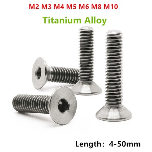 Ta2 titanium bolt countersunk - ta2,