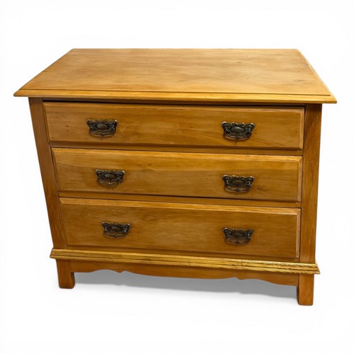 Antique victorian pine chest - victorian,