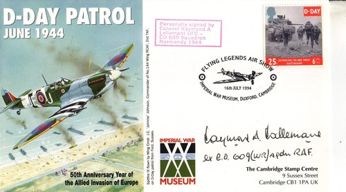 Ww2 signed flight covers day - signed,