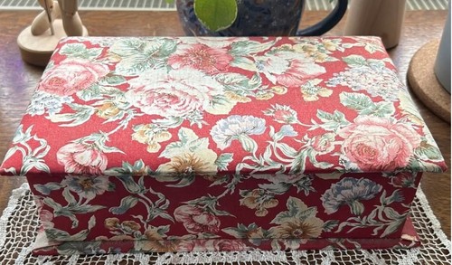 Vintage french fabric covered - french,
