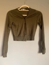 Bonpoint Girl's Cardigan Khaki