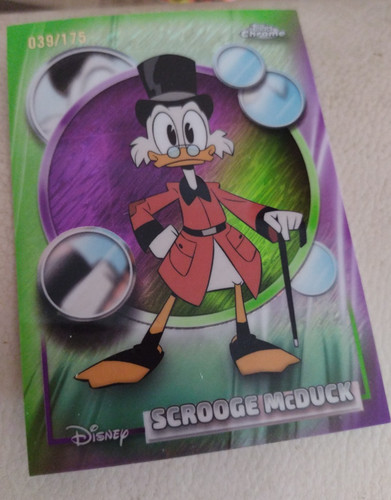 Topps disney chrome scrooge - disney,