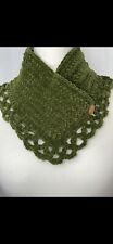 Crocheted neck warmer, Velvet Khaki