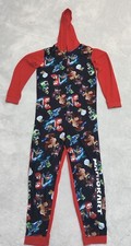 George Boys Fleece One Piece  Pyjamas Mariokart  11-12 Years