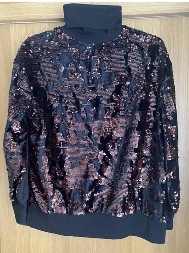 Zara velvet roll neck pullover - velvet,