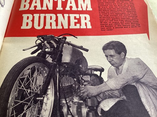 Bsa bantam burner tuning - bantam,
