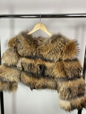 Real Raccoon Fur Coat
