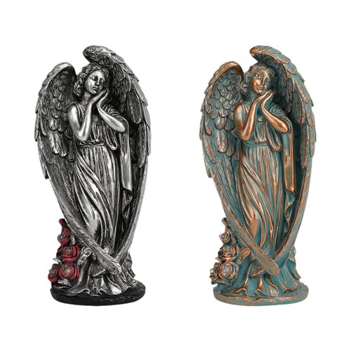 Resin solar angel garden - solar,