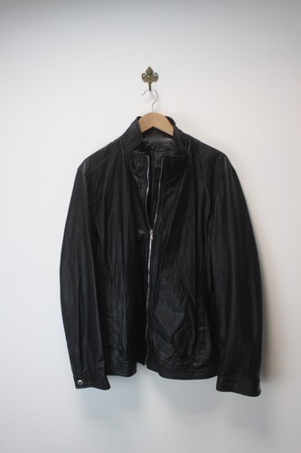 Latini black leather jacket - latini,