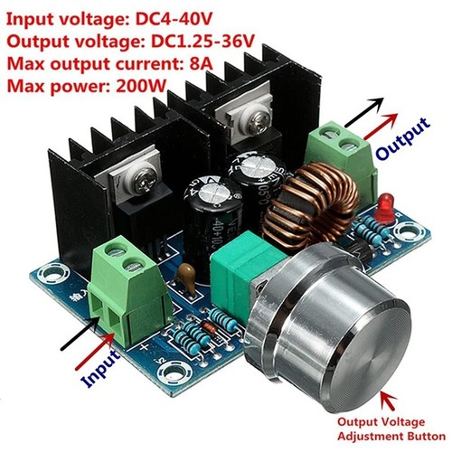 Buck converter step down dc - step, dc-dc