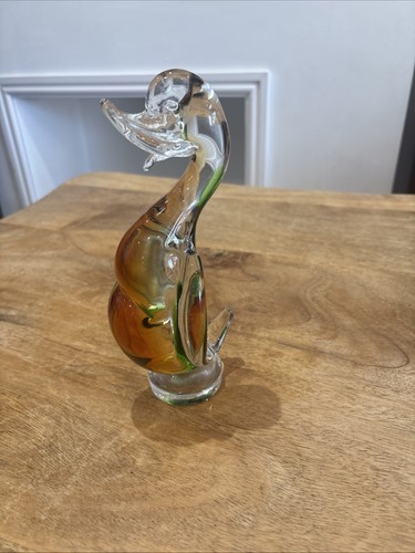Vintage murano glass duck - vintage,