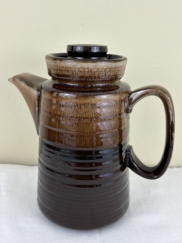 Vintage 1970s brown drip - vintage,
