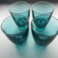 4 Vintage Teal Stackable