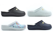 Womens Wedge Heel Clogs Ladies