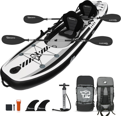 Inflatable kayak person - kayak, 2