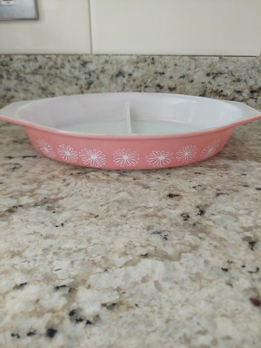 Vintage jaj pyrex pink daisy - jaj,