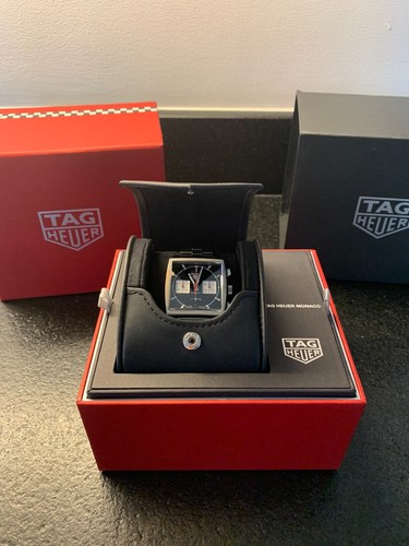 Tag heuer monaco men black - men's,