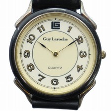 Guy Laroche Watch Logo leather