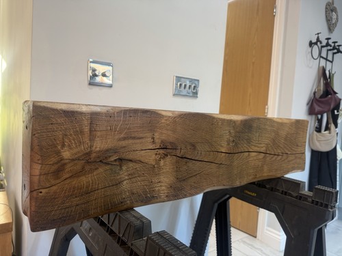 Reclaimed solid oak fireplace - reclaimed,