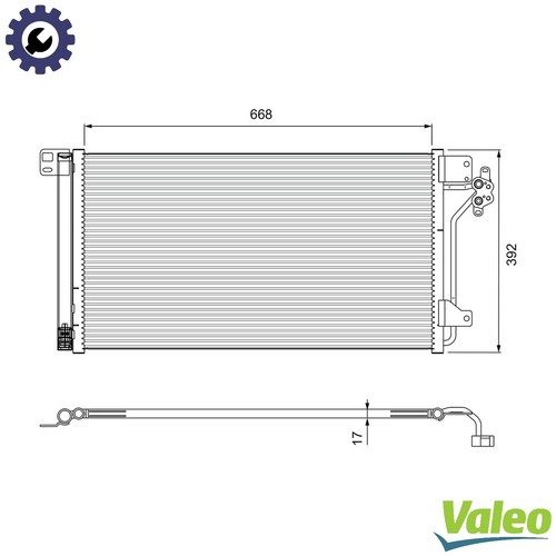 Condenser air conditioning - condenser,