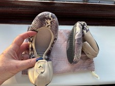 BUTTERFLY TWIST Olivia Snake Folding Ballet Shoes . Size 6 / 39. New RRP £55