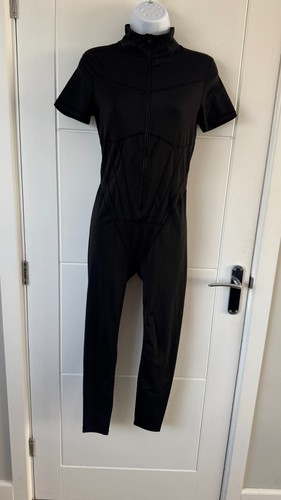 Shein black zip - zip, short