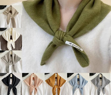 Wool Knitted Triangular Scarf Warm Warm Shawl New Triangle Knit Scarves Winter