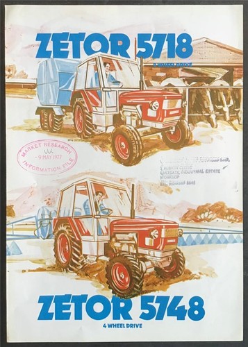 Zetor 5718 5748 tractor - zetor, &