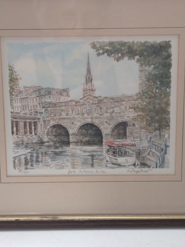 Signed watercolor print - ,