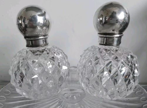 Antique silver perfume scent - perfume,