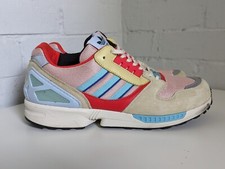 Vintage Adidas ZX 8000 Vapour Pink Aqua Torsion Originals Size 11.5