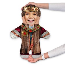 King | Personalised Mini Me™ | Photo Doll | Face Teddy | Funny Photo Gift