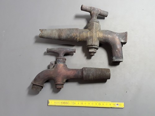 Lot antique copper or - of,