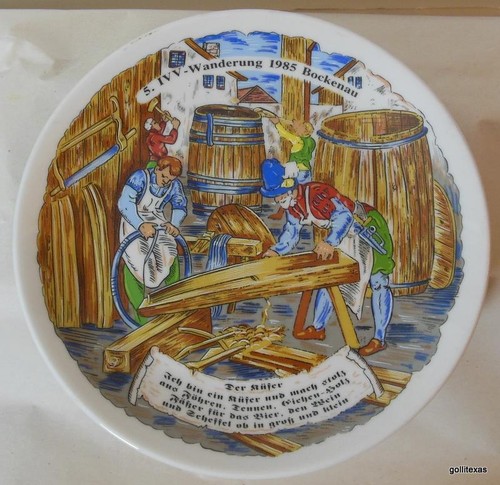 Vintage barrel makers plate - vintage,