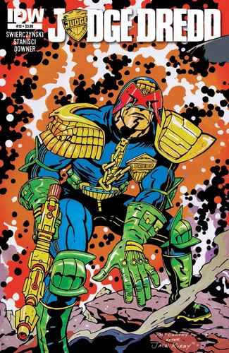 Judge dredd cover - (2012),