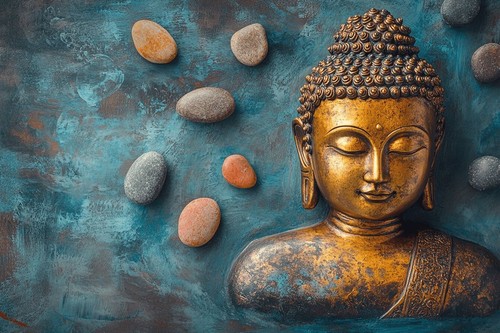 Buddha canvas picture print - buddha,