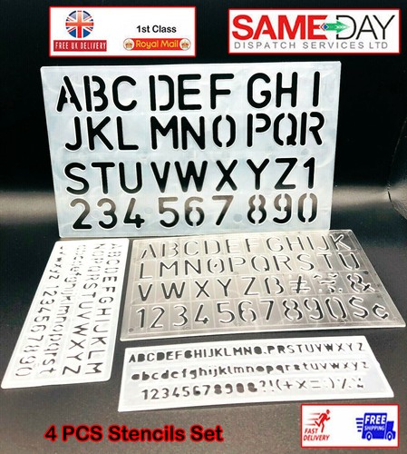 Stencil set assorted - pc,