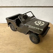 Vintage Tinplate Triang Jeep