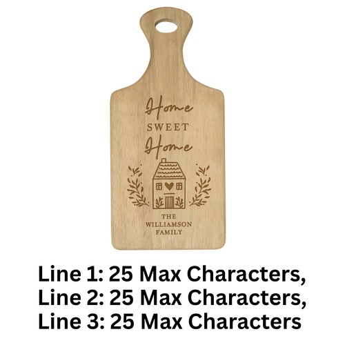 Personalised home wooden - home,