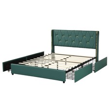 Full Upholstered Bed Frame