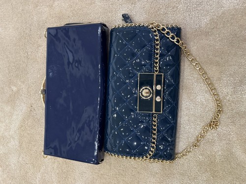Navy blue clutch bag bundle