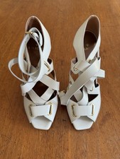 Mulberry White Leather Sandals