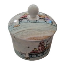 Fine China Sugar Bowl With Lid - Sandy Bay
