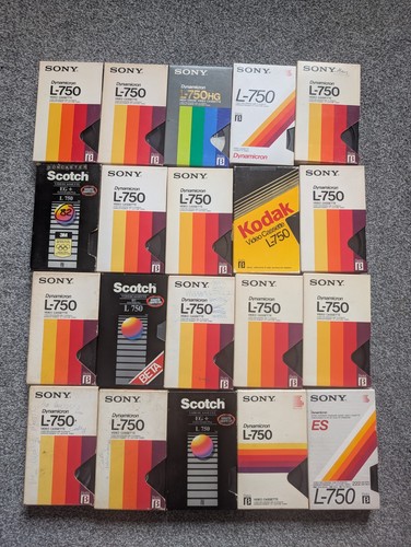 Betamax video tapes - betamax, tv