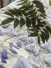 Antique 1900s / 1910s Japanese Silk Kimono Robe Cut Off Area