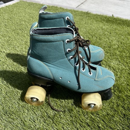 Blue quad roller skates - quad, size