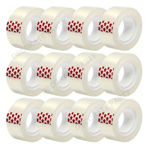 Sellotape sticky clear 12mm - sticky,