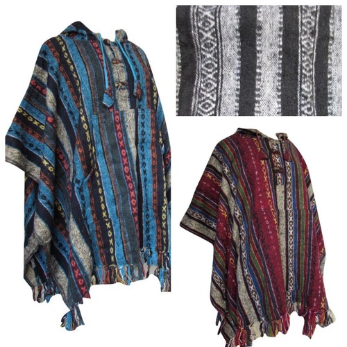 Poncho hooded cape 100 - cape, 100%