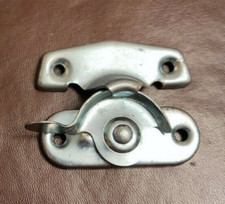 1 x Sash Window Fastener Zinc Plated Press Steel Twist / Thumb Turn Latch/Catch