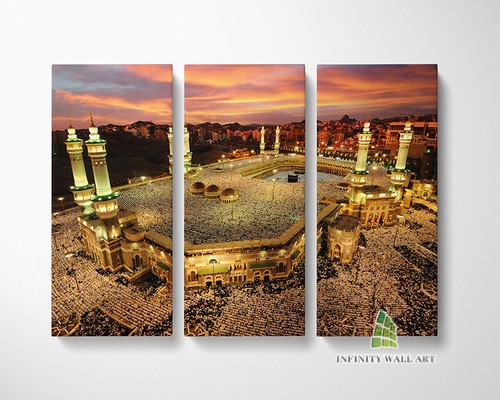 Islamic canvas panel art - canvas,